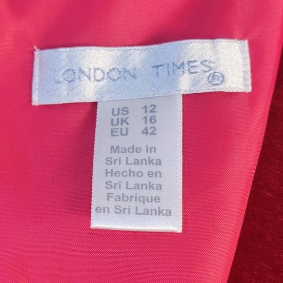 London Times Retro Shift Dress Sz 12
60s Psychedelic Floral Sheath Dress HG4515 - Picture 8 of 10